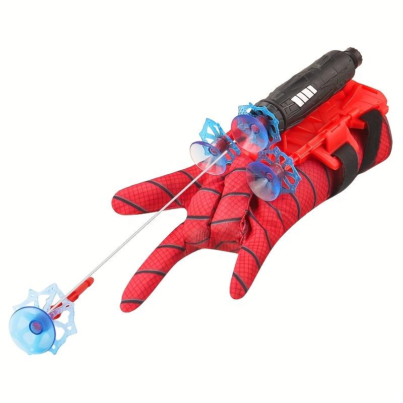 Superhero Role Play Spider-Shooter Toy, Interactive Game, Soft Projectile Launcher, Suitable for Ages 3-6, Red, with Pretend Play for Kids, for Halloween, Christmas Gift