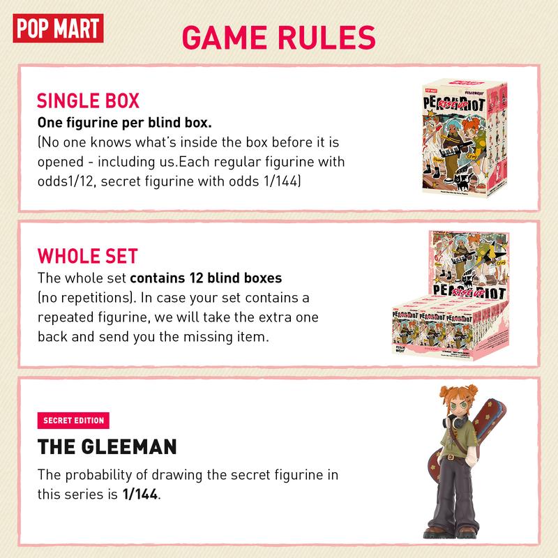 Peach Riot Rise Up Series Figures, Blind Box, Mystery Box