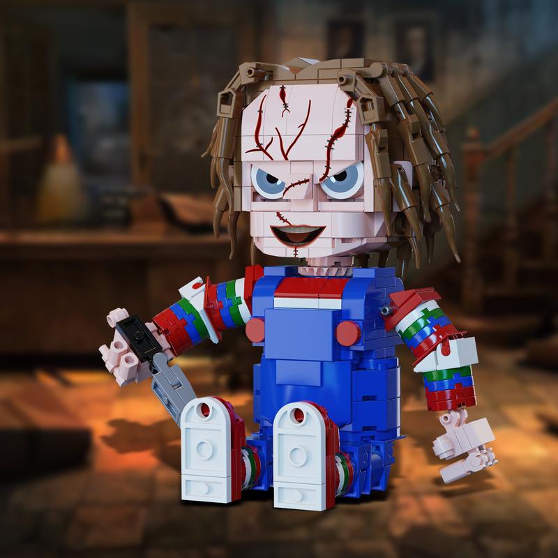 Horror Murders Doll Building Blocks Set, Perfect Halloween Toys and Gifts for Fans and Kids (494 pcs)