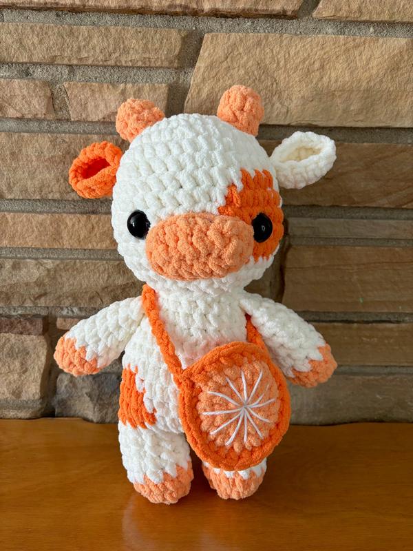 Crochet Colored Cows with Limited Edition Monthly Themes