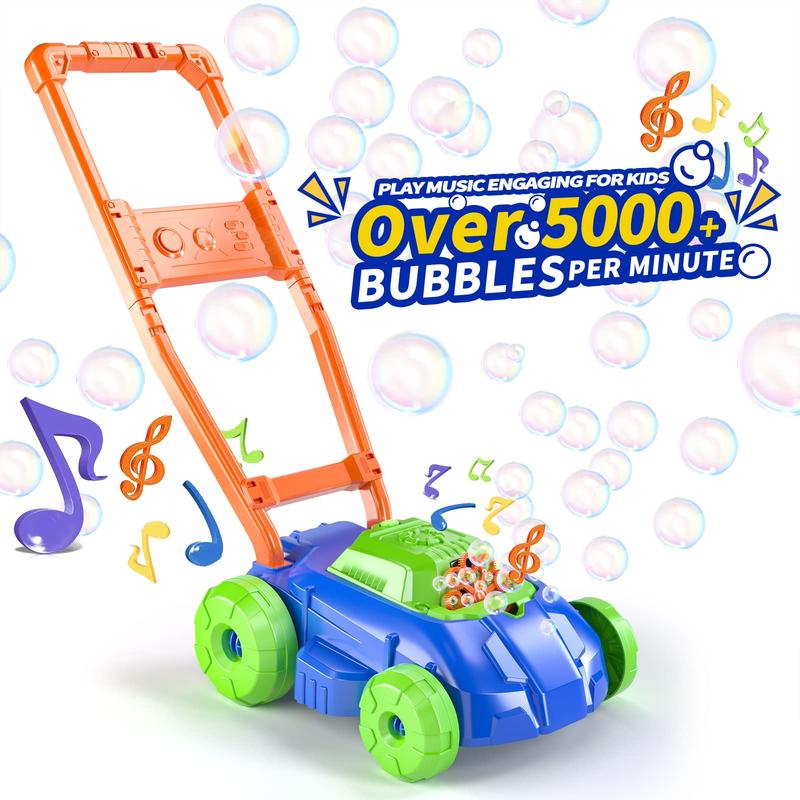 Bubble Lawn Mower , Bubble Machine, Outdoor Toys, Outside Toys Christmas, Easter Birthday Gifts for Preschool