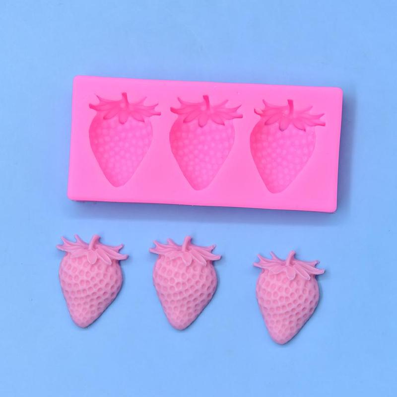 Strawberry Shaped Silicone Mold, DIY Candle Soap Making Mold, DIY Candle Soap Making Tool, Soap Making Accessories