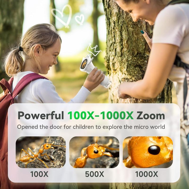 HP40 Microscope for Kids 1000X [Easy and] 2