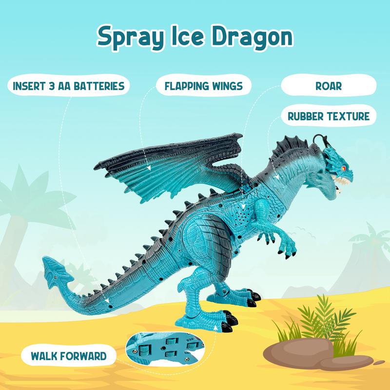 Realistic Frostbite Dragon Remote Control Dragon toy For kids easter day gift dragon year toy