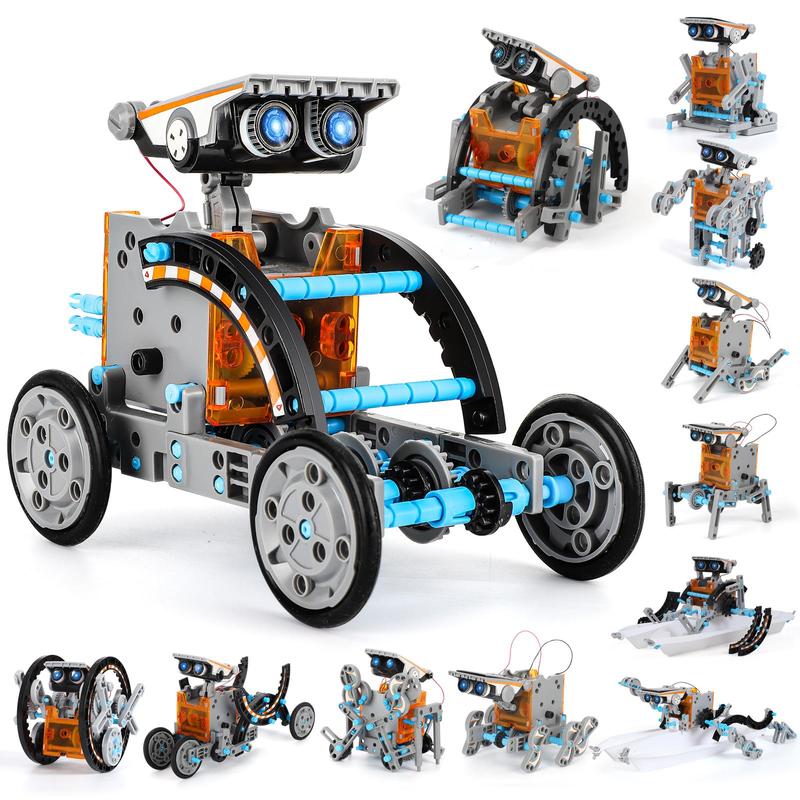 12-in-1 STEM Solar Robot Kit Toys Gifts, Educational Building Science Experiment Set Birthday