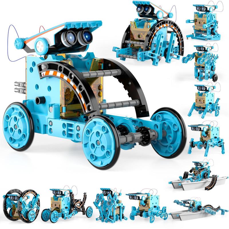 12-in-1 STEM Solar Robot Kit Toys Gifts, Educational Building Science Experiment Set Birthday