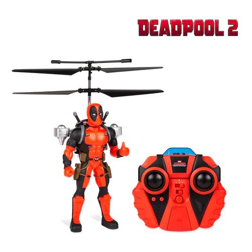 SUPERHERO Spider-Man Hulk Iron Man Captain America Batman Superman Sonic Deadpool Remote Control Flying Figure Helicopter