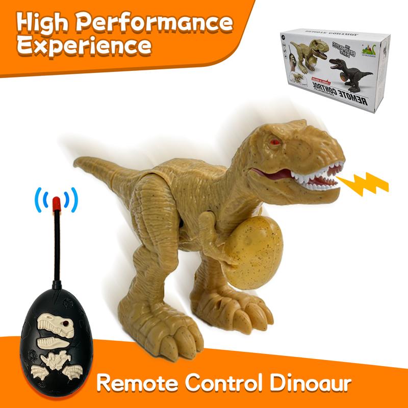 Talgic Glowing Egg Electric or Remote Control Dinosaur (Two Version)Tyrannosaurus Rex Toy for over 3 4 5 6 Years Old Children's Toys