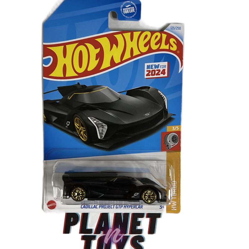 Hot Wheels Cadillac Project GTP Hypercar Diecast Car - Scale 1:64