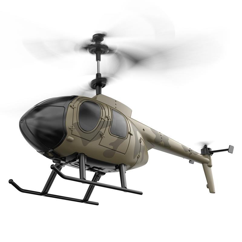 Remote Control Helicopter for Kids, Camouflage RC Helicopter, 2.4GHz Radio Controlled Helicopter with Gyro 3 Channel Indoor Toy