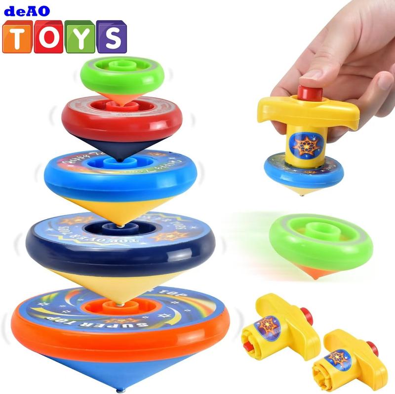 deAO Spinning Tops, Spinner Toys Christmas Gift