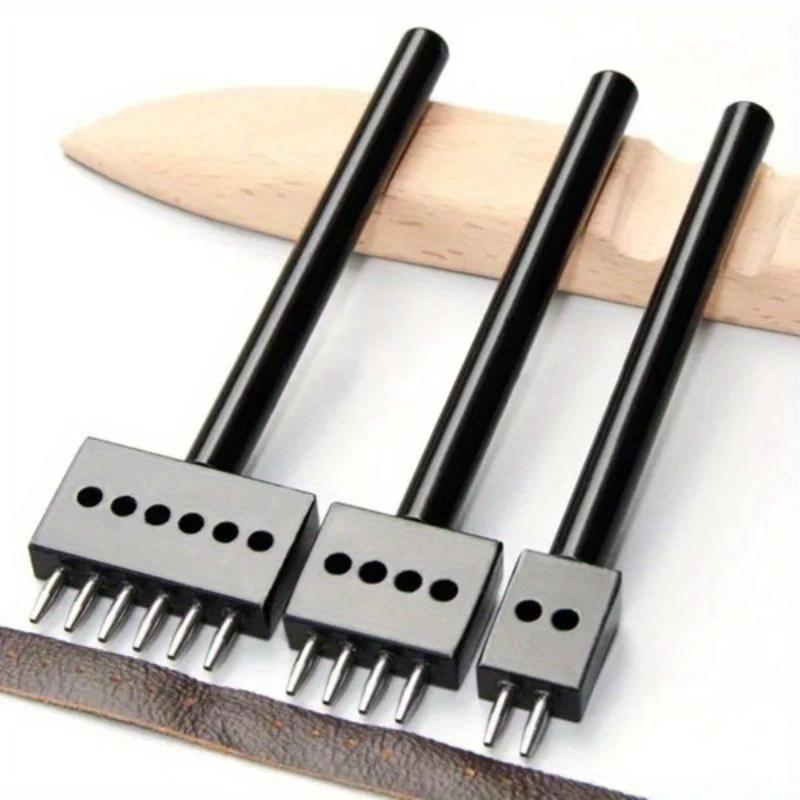 Convinent Circular Cut 2 4 6 Hole DIY Drilling Leather Leather Craft Punching Tool 5mm Spacing