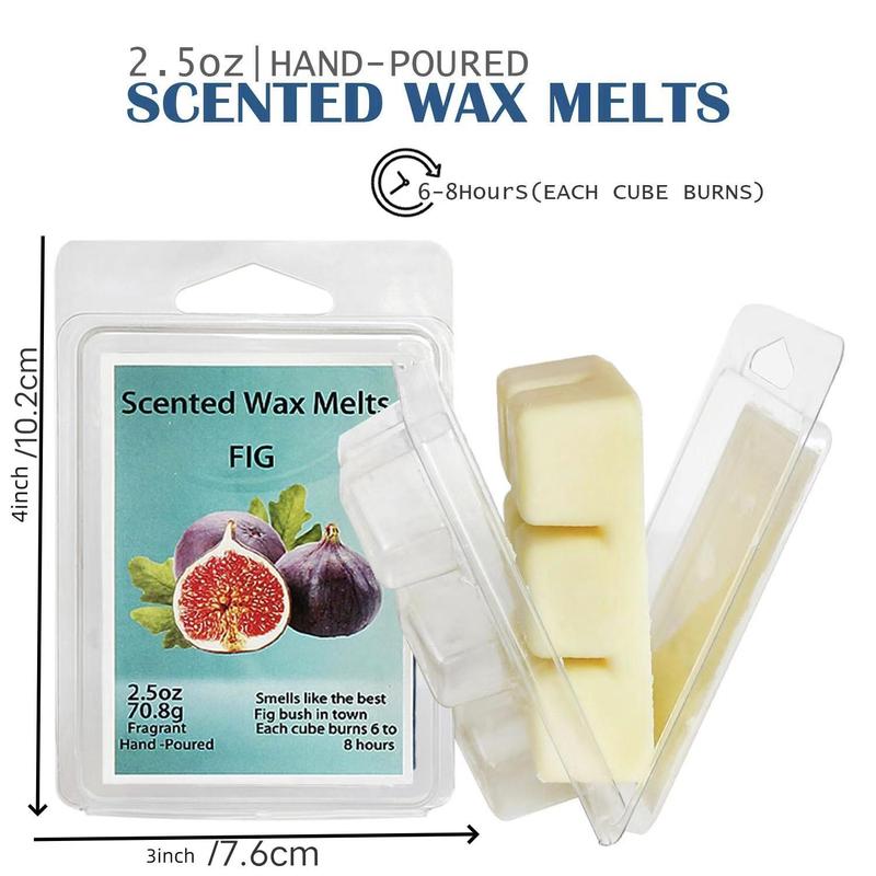 Scented Wax Melts, 8 Counts set Natural Soy Wax Cube, DIY Candle & Soap Making Supplies for Home, Office, Bedroom, Living Room, Stocking Fillers Gift