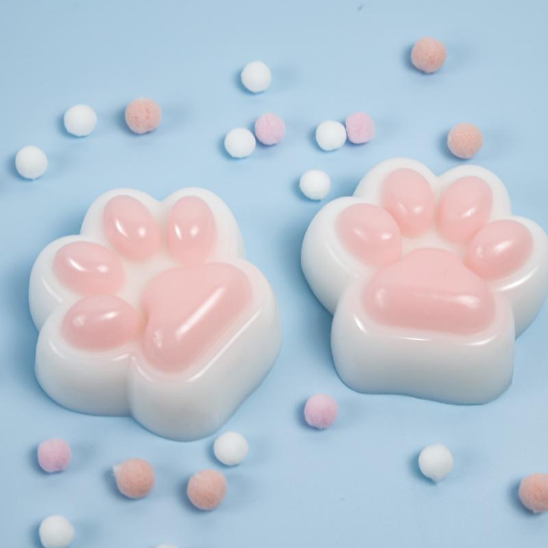 2025 Ultra Soft Sticky Catpaw Squishy Hand Made Cat Paws Squeezze Toys Stress Relief Toys Taba squishy Reliever for adult or kids cube toy