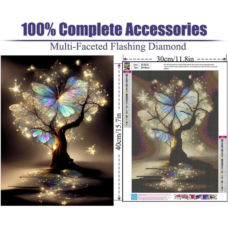 Diamond Painting Kits for Adults - Tree of Life DIY 5D Diamond Art Kits Full Drill Diamond Dots Paintings with Diamonds Gem Art and Crafts Home Decor 12x16inch