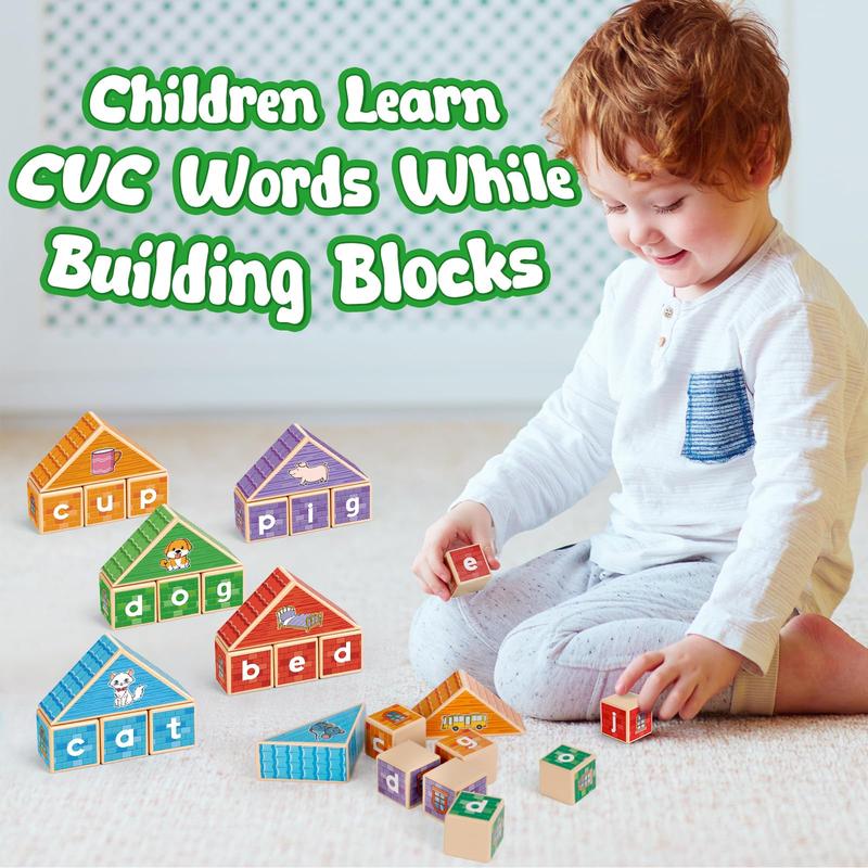 CVC Word Games, Phonics Games, Alphabet Letter Blocks, Sight Words, Learn to Read Reading and Spelling Games