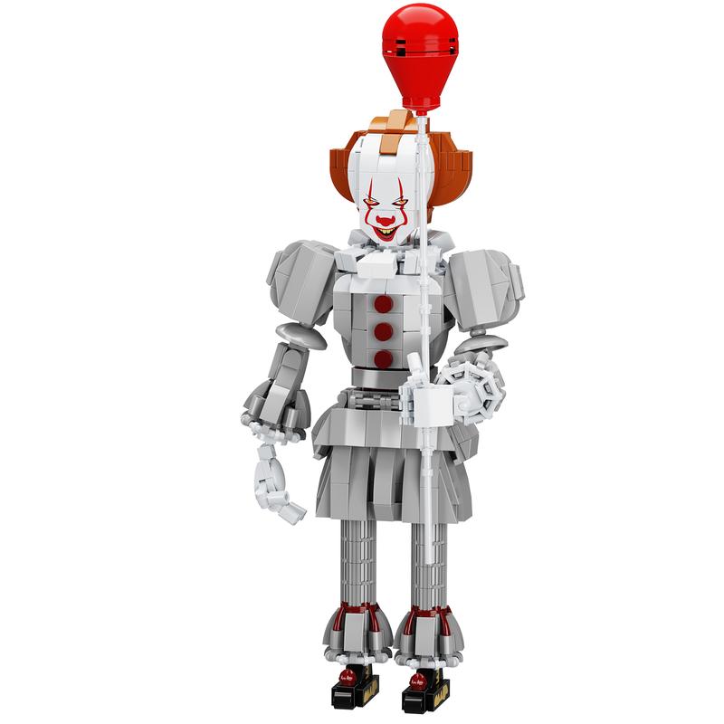 Horror Clown Pennywise Building Blocks Set, Perfect Halloween Toys and Gifts for Fans and Kids (527 pcs)