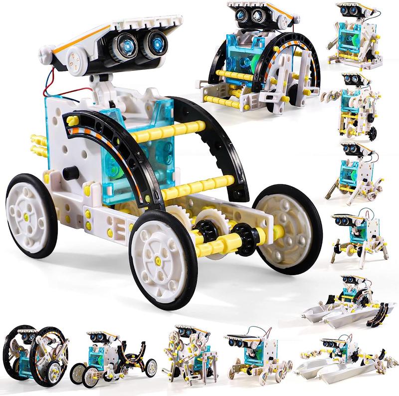 12-in-1 STEM Solar Robot Kit Toys Gifts, Educational Building Science Experiment Set Birthday