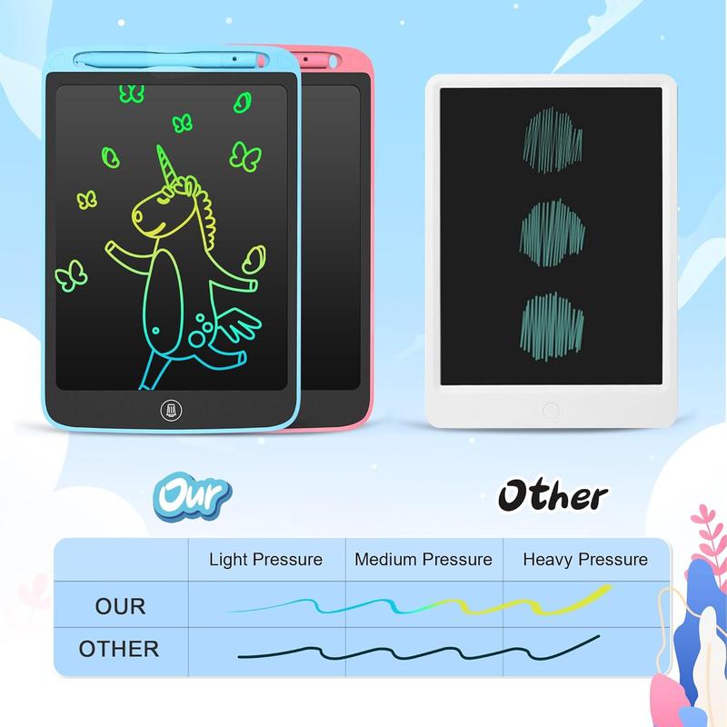 LCD Writing Tablet,2 Pack 10.5 Inch 8.5 Inch Doodle Board Toys for Toddlers Kids,Toys for Girls Boys,Educational Learning Toys Birthday Gifts