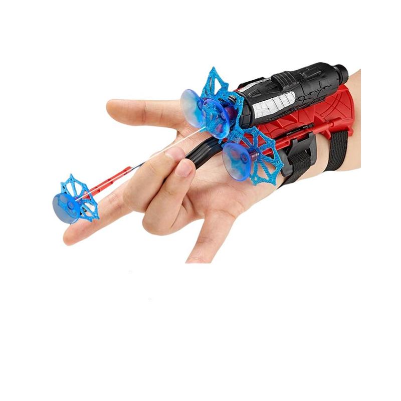 Spider Web Design Wrist Launcher, Twisting Spider Launcher Glove, Suction Cup Soft Bullet Toy, Spider Suction Ejection Toy, Creative Gifts for Children